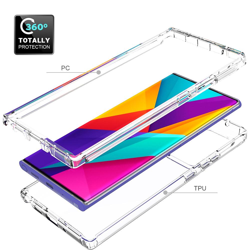 360 Double Sided Full Protection Case For For Samsung S26 S25 Ultra S24 S23 FE S22 S21 Plus Clear Screen Protector Silicone Cover