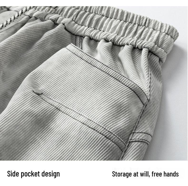 2026 Trendy Summer Casual Patchwork Capris: Unisex Loose Fit Sports Shorts In Hong Kong Style