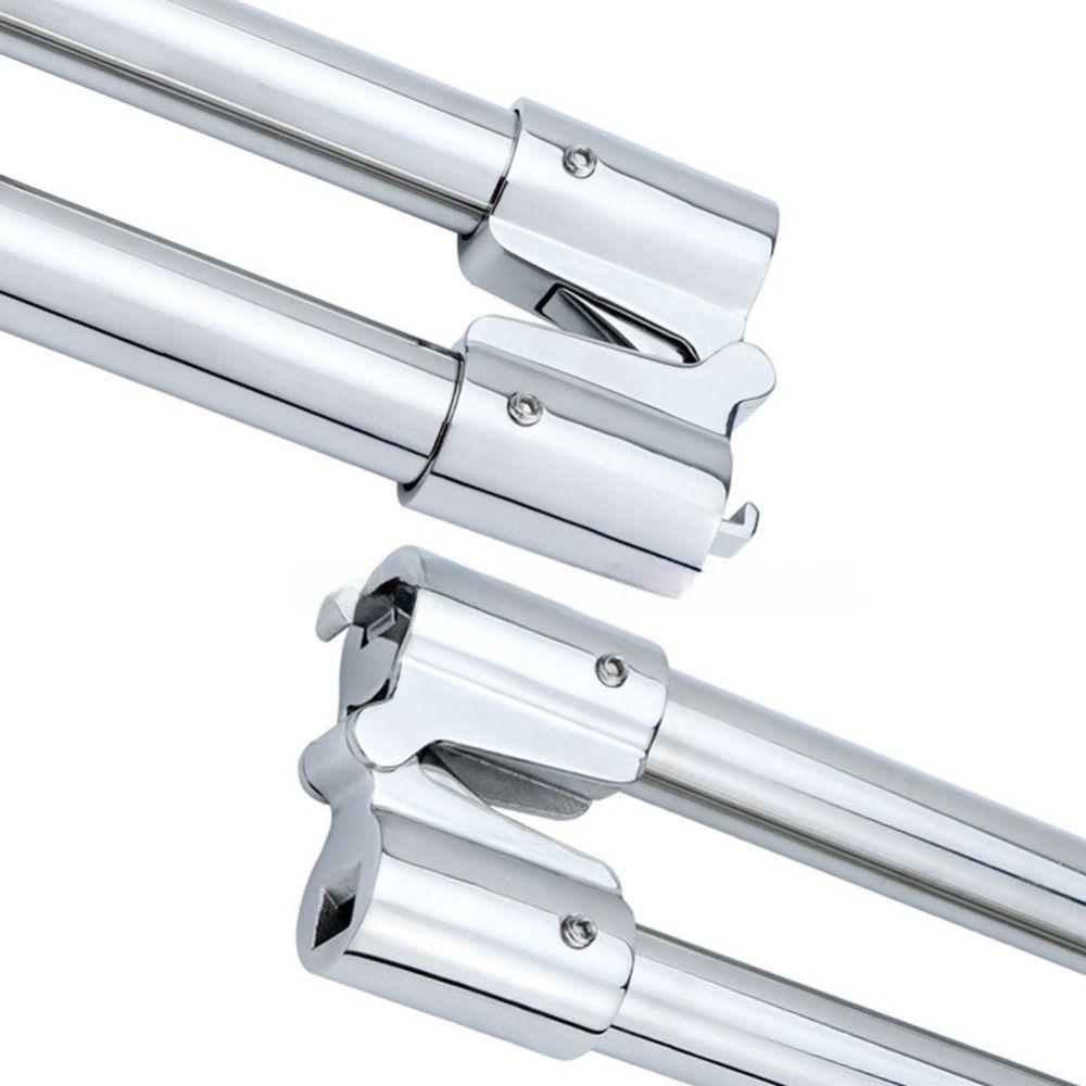 Clip-On Swivel Pipe Fitting 360-Degree Rotation Folding Tube Hinge Bimini Top Hinge Yacht Boat