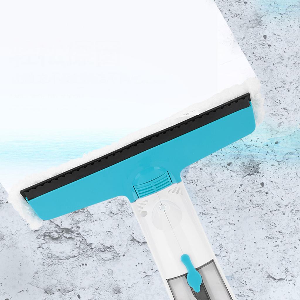 2 In 1 Function Electric Window Cleaner Brush Cleaning Tool Blue White