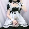 Plus Size Maid Cosplay Uniform Dress