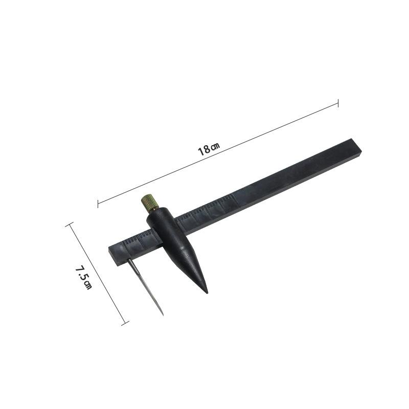 

1Pc Plastic DIY Pottery Tool Compass Circle Cutter for Clay Ceramic 1-34cm Craft Accessory Clay Cutters Tools
