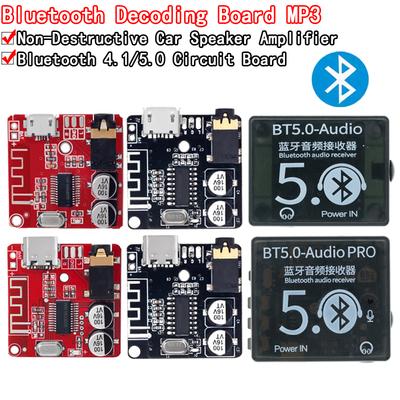 Mini Bluetooth 4.1/5.0 Decoder Board Audio Receiver BT5.0 PRO MP3 Lossless Player Wireless Stereo Music Amplifier Type-c Module