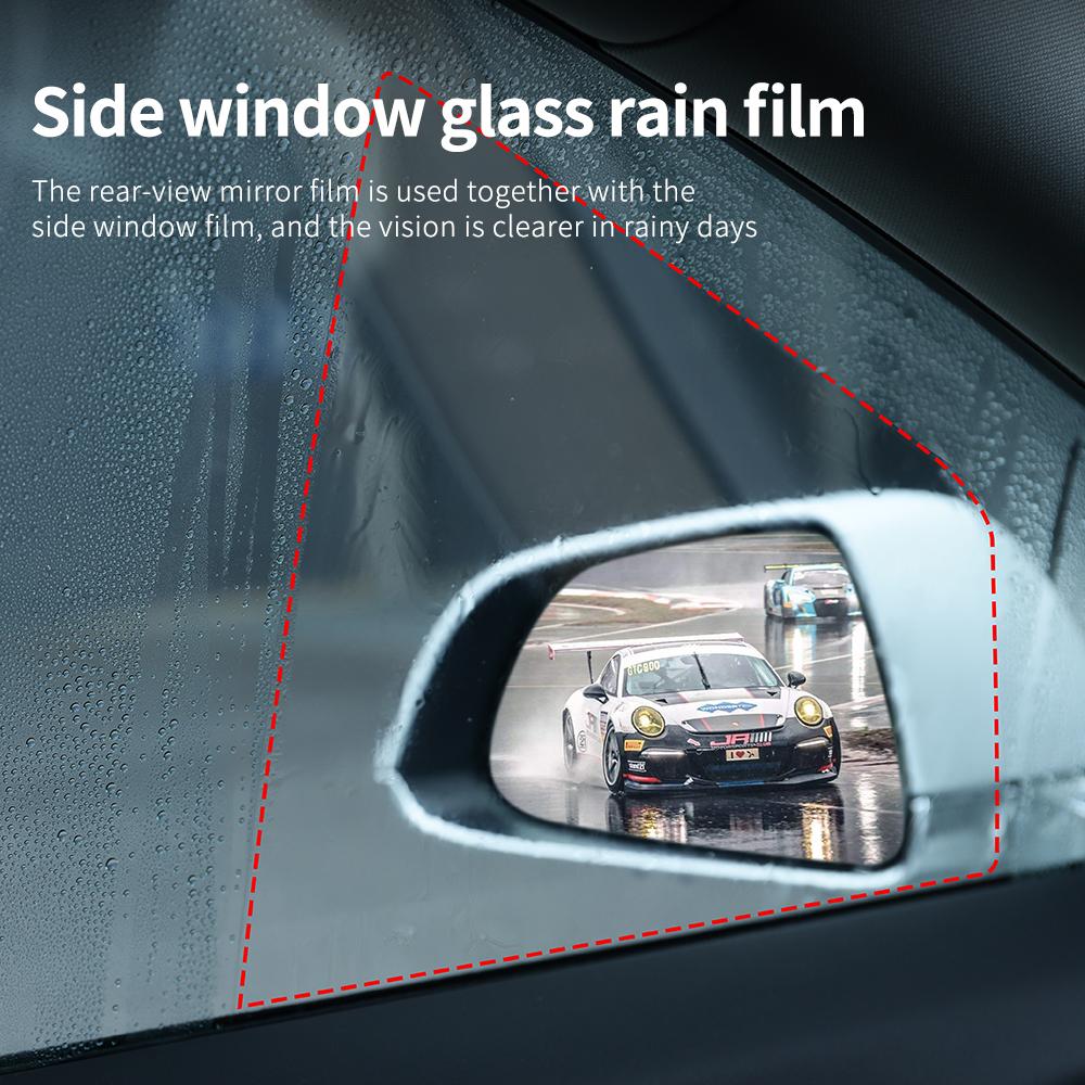 For Tesla Model 3 Model Y Rearview Mirror Rain Film HD Window Glass Anti-Fog Sticker For Tesla Car