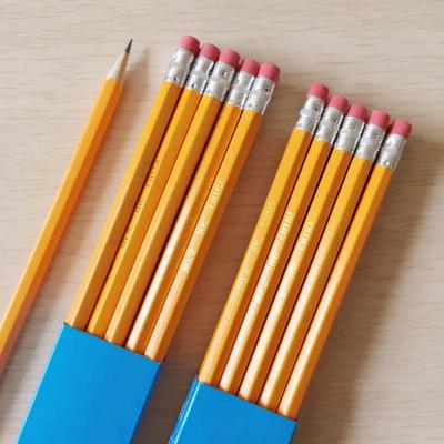 10/20/30/50Pcs Students HB Pencil with Rubber Eraser Children School Supply Stationery