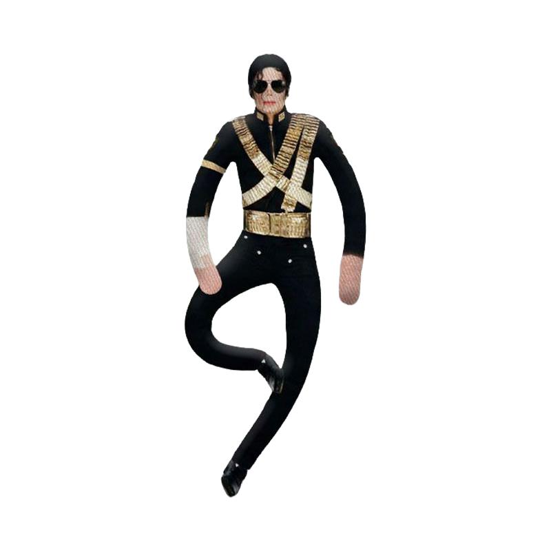 Treasuringu Michael Jackson Cosplay Prop Plush Doll Abstract Plushie Joint Mobility Adjustable Poses Stuffed Toy Fans Gifts