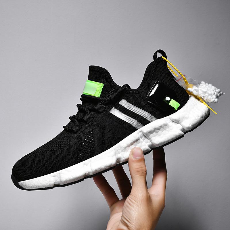 

Fashion Walking Fitness Running Sneakers Sports Shoes A3 Rubber Fly Wholesale Latest Casual Comfortable Breathable Mesh Men 41 чёрный