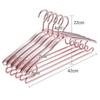 Aluminum Alloy Non-Slip Clothes Hanger with Hook: Traceless, Thickened, and Anti-Bump Design for Home Use