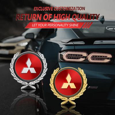 Wheat Logo, Metal Body Logo, Durable and High-end Car Exterior Accessories For Asx Outlander 3 Xl L200 EX10 Galant