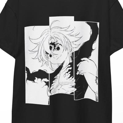 The Seven Deadly Sins Escanor Meliodas Shirt, Meliodas Manga Top Unisex Anime Gift Tee Style,Nanatsu No Taizai Anime Tee, Escanor T-Shirt