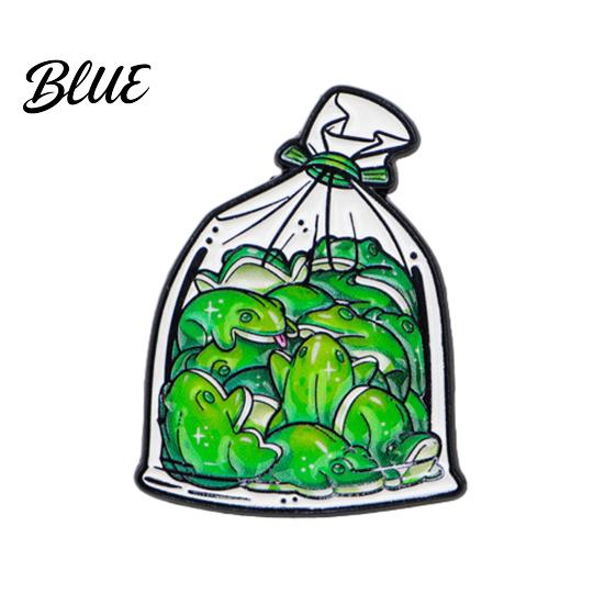 Collectible Animal Pin Brooch Cartoon Pocket Design Zinc Alloy Handmade