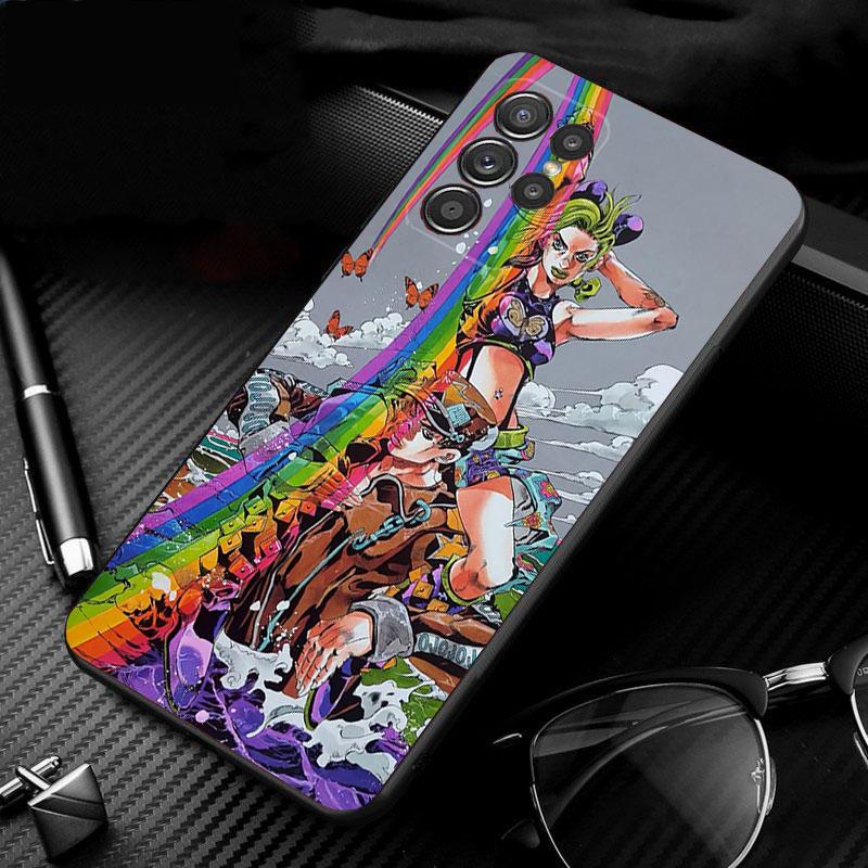 Phone Case For Samsung Galaxy S26 S25 S24 S23 S22 S21 Ultra S24 S23 S22 S21 S25 Plus S24 FE Jojo jolyne and jotaro