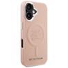 Karl Lagerfeld Initial & Metal Logo MagSafe Case for iPhone 16 Pink