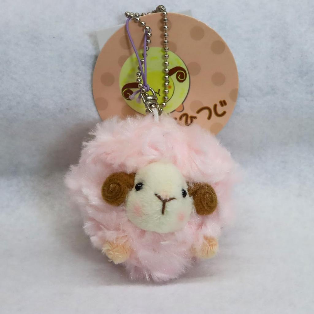 Take Off Plush Music Box Marucchi Sheep Keychain Pink