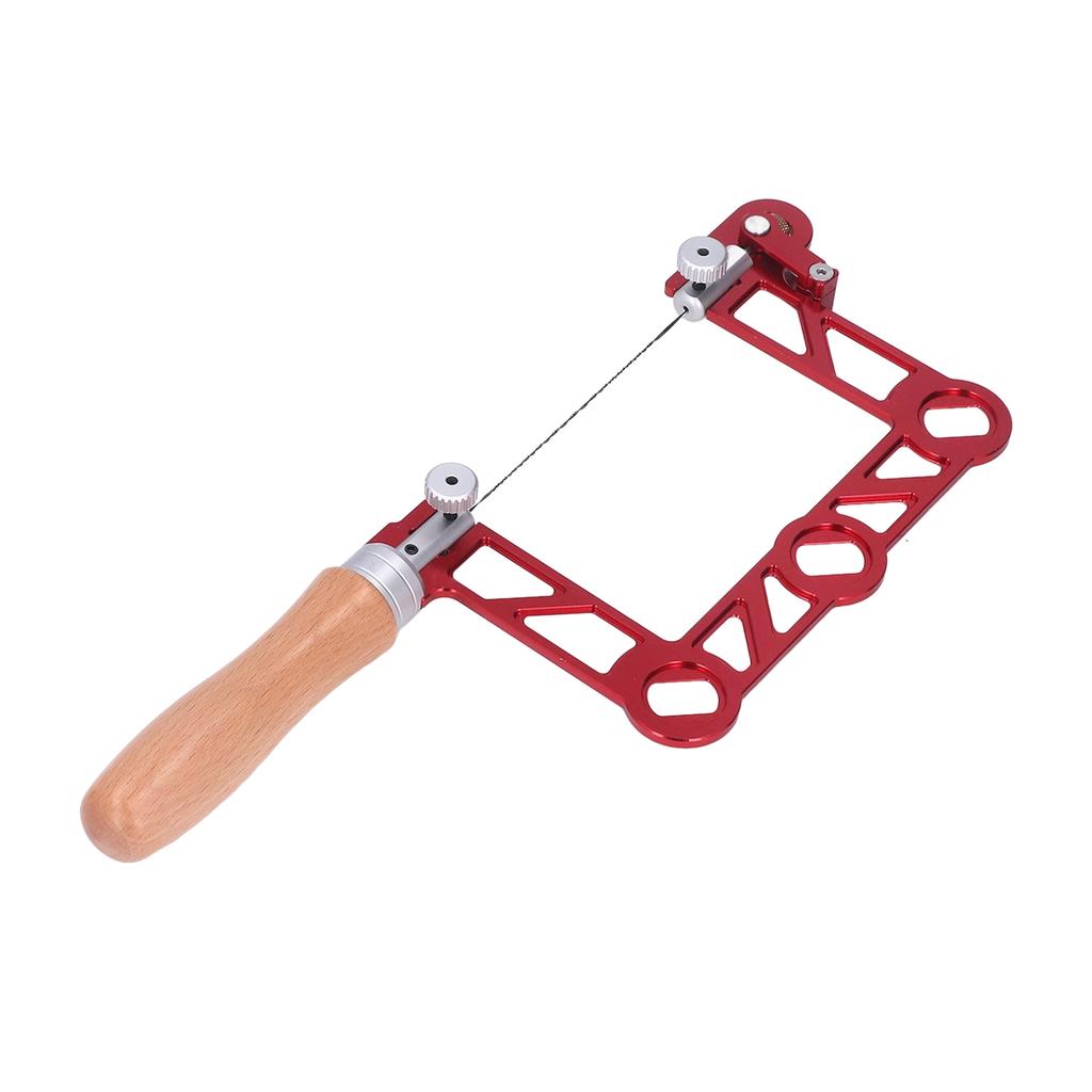 Mini Sega a Mano per Falegnameria Forma a U Manico in Legno Sega da Intaglio per Gioielliere Lavorazione Metalli 3/4/5 pollici