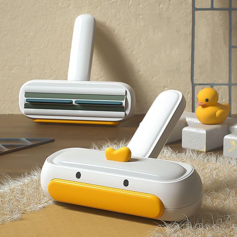 Little Duck Hair Removal Brush Cartoon Hair Scraper Pet Hair Remover Clothes Sofa Pet Hair Brush Household Cleaning Tools Pet Supplies