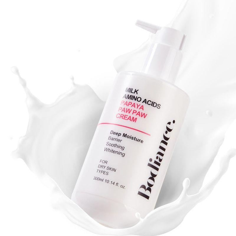 Milk Amino Acid Papaya Hypoallergenic, Highly Moisturizing Papaya Body Cream 300ml