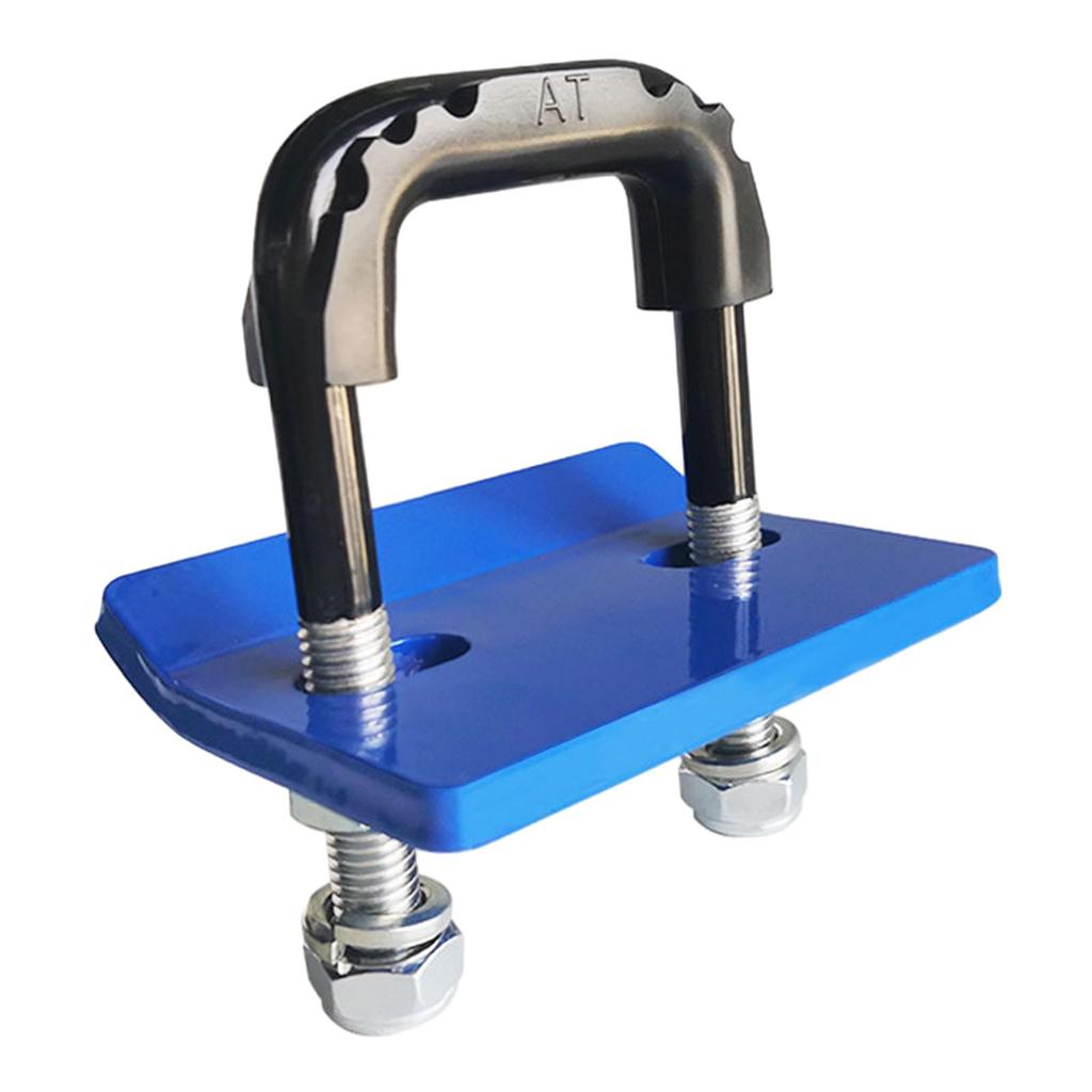 Anti-rattle clamp for trailer hitch tensioner for trailer hitch shell