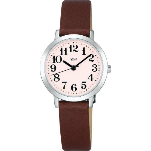 

Seiko Watch Riki Watanabe AKQK409 Brown, Curved Inorganic Glass, Quartz Movement, Cowhide Leather (Calf)