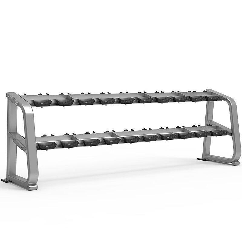 Commercial Double-Layer 10-Pair Dumbbell Rack