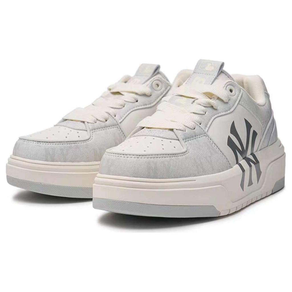 New MLB Chunky Liner 24SS Low Top Skateboard Shoes Unisex Gray 3ASXCLD4N-50GRS