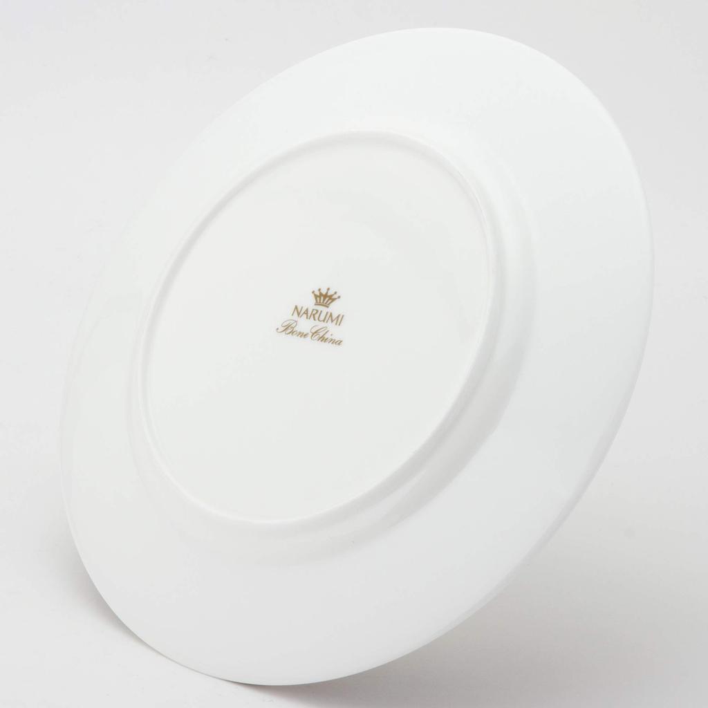 NARUMI Maroon Gold Arabesque Stylish A La Carte Dinner Made In Plate, Design, 27cm, Brown, Plate, Japan, 51640-1557