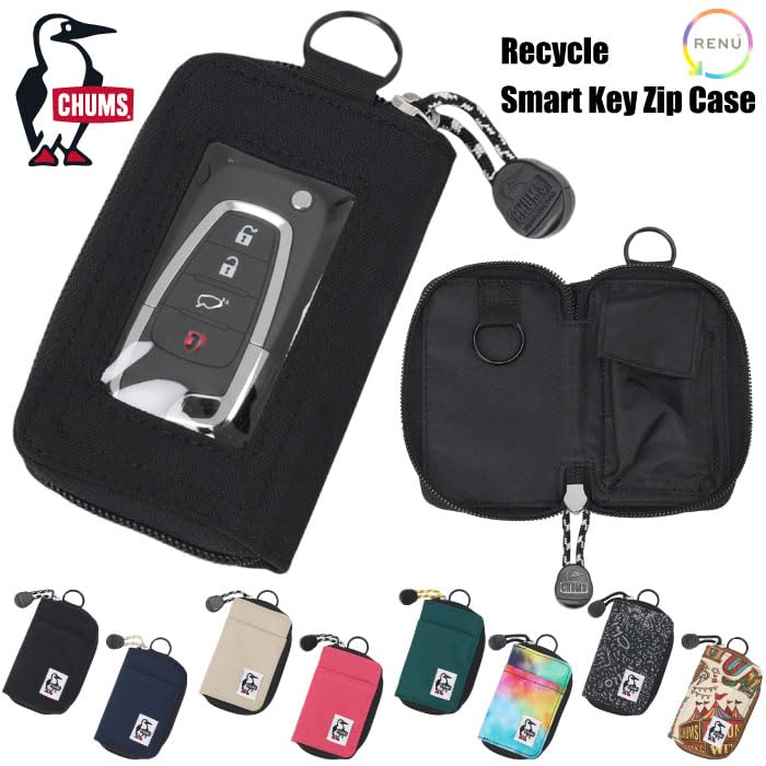 Chums Recycle Smart Key Zip Case CH60-4066 (R018 Pink)