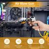 Air Blow Gun, Nozzle Duster Blow Gun Cleaner, Air Compressor Accessory Tools Atmosphere Blowing Nozzle Gun, Atmosphere Compressor Quick Connects