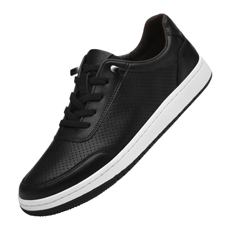 

Модная однотонная мужская повседневная обувь на шнуровке Удобная и дышащая спортивная обувь для улицы Легкая и противоскользящая обувь на плоской подошве 45