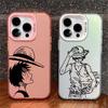 Phone Case for iPhone 16e 11 12 13 Pro Max 14 15 16 Plus Soft Cover One Piece Luffy Of The Straw Hat