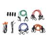 28 Pcs Set Bungee Cord High Elasticity Rubber Tie Down Strap with Hook for Luggage Camping Tent
