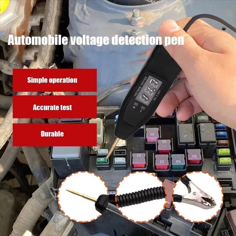 New Car Circuit Tester 5-32V Electric Digital Display Voltage Test Universal Auto Voltage Detector