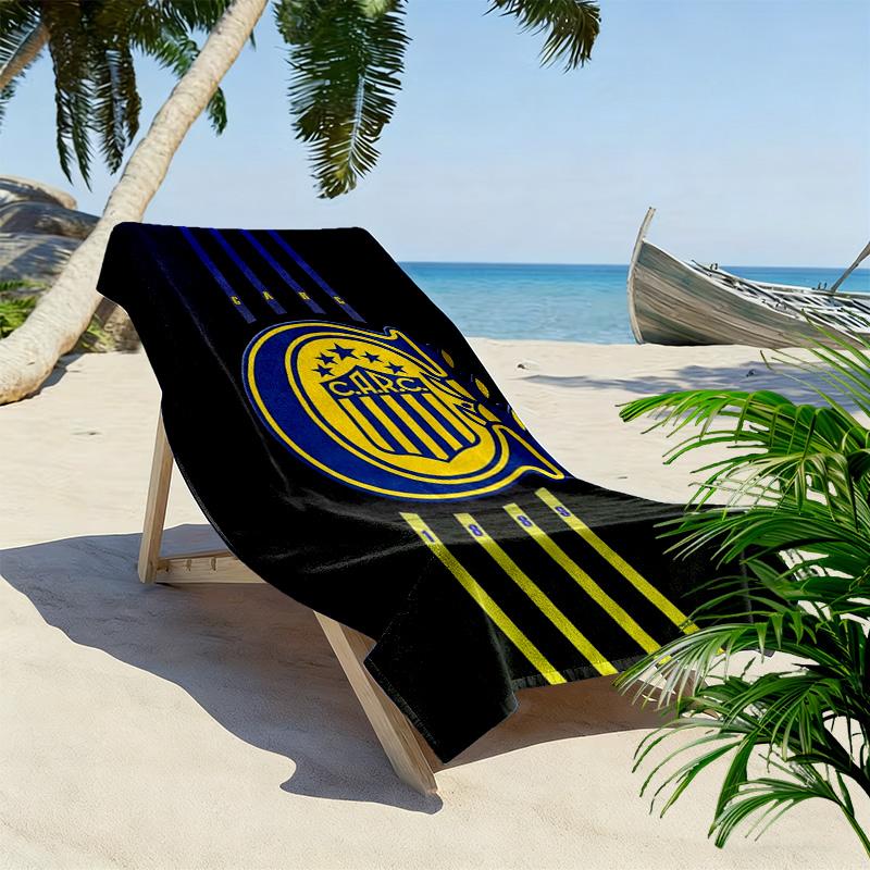 Carc 1889 Print Beach Towel, Large Soft Quick Dry Towel for Beach Camping Swimming