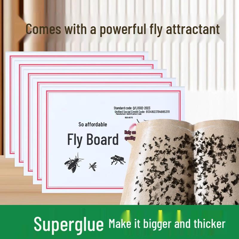 Strong Sticky Fly Paper & Mosquito Killer Board - One Sweep Household Insect Catcher