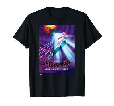 Marvel Spider-Man Across the Spider-Verse Gwen Stacy Poster Art T-Shirt