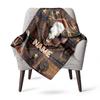 Retro Cowboy Style Customize Your Name Outdoor Blanket Used For Chair Office Sofa Bed Camping Soft And Warm Giving Friends And Relatives Birthday