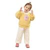 LUSON Baby Girl Doll Collar Sweatshirt & Pants Set