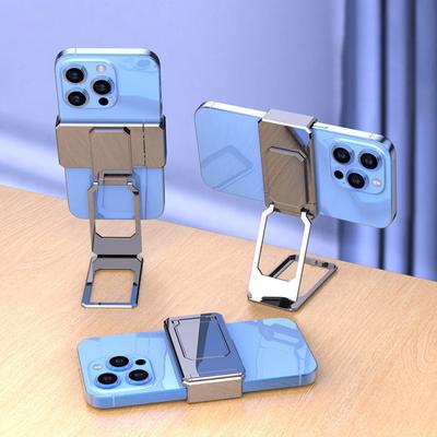 360 Rotation Foldable Stand Back Clip Phone Ring Holder Multi Angle Portable Desk Metal Finger Kickstand Adjustable
