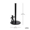 Umbra BUDDY Kitchen Paper Kitchen Paper Storage Holder, Black, Stand,