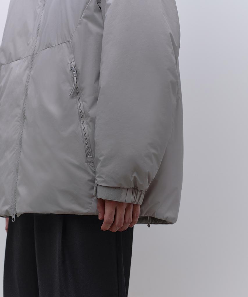 Musinsa Standard Oversized High-Neck All-Round Padded Jacket [Light Gray]