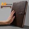 A4 Business Leather Hardcover Notebook - Large & Extra Thick Retro Meeting Record Book