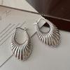 925 Sterling Silver Earrings For Women Trendy Simple Strip Earring Jewelry Prevent Allergy Party Christmas Accessories
