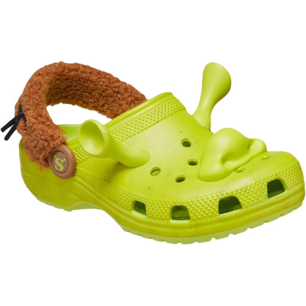 DreamWorks x Crocs Classic Clog Copii Mici Shrek Adidași Bebeluși Verde Lime-Punch 209375-3TX