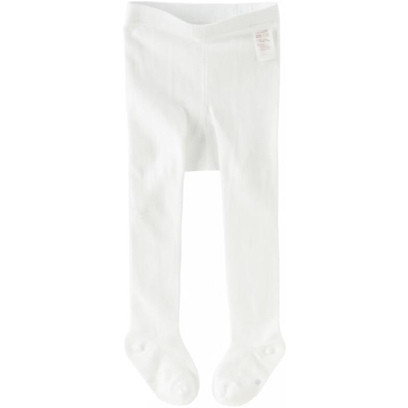 DAVE & BELLA Girls' White Summer Thin Knit Tights