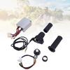 12V 500W Brushed Motor Speed Controller with Throttle Grip Kit Aluminum Alloy Controller Twist Throttle Set for Electric Bike Tricycle Motorcycle