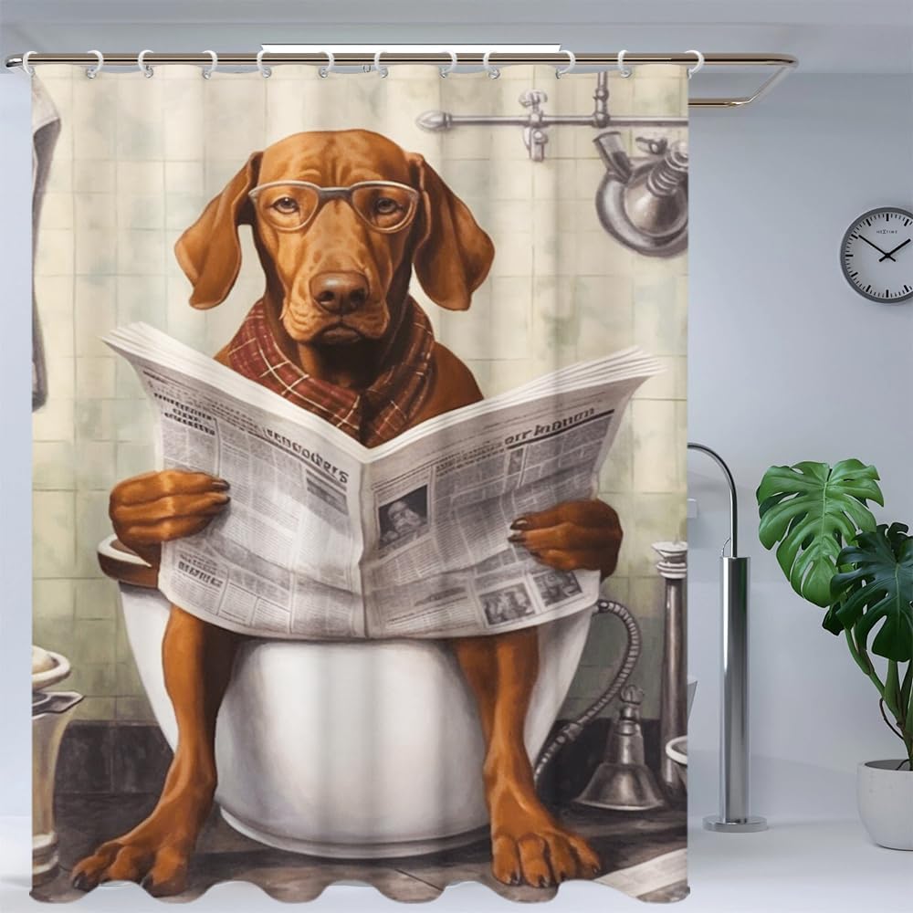 Black Cat Shower Curtain for Bathroom Bathtub,Cat Shower Curtain for Bathroom with Fabric Shower Curtains Set Waterproof