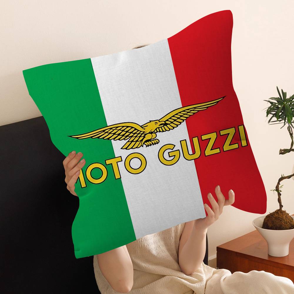 Moto Guzzi Motorcycle Office Cushion Pillowcase Car Cushion Cover45X45Cm Lumbar Pillowcase Sofa Pillowcover
