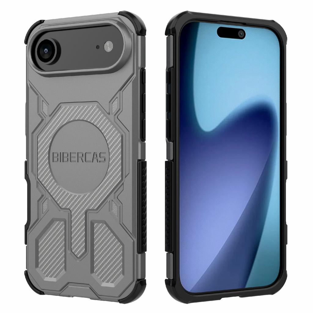 BIBERCAS J-16 Series For iPhone 17 Air Case Compatible with MagSafe Anti Drop TPU+PC Phone Cover