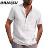 Men's Fashion Casual Solid Color Print Long Sleeve Blouses & Shirts