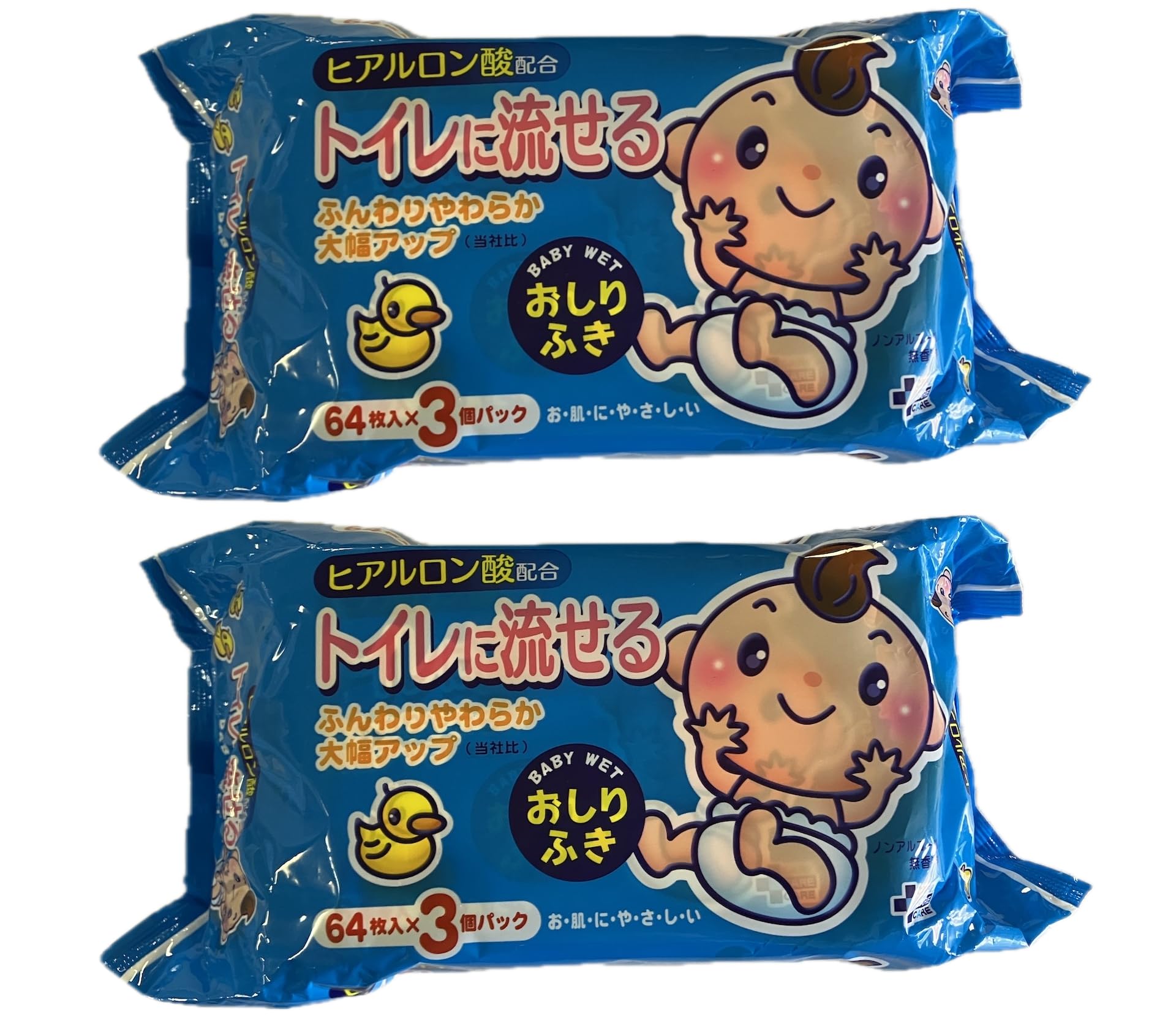 

Bulk Flushable Baby 64 sheets x 3 packs x 2 384 sheets Purchase Wipes, packs,